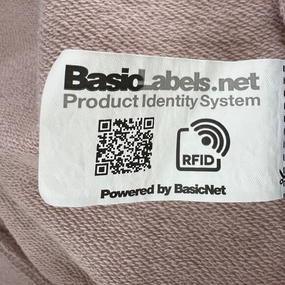 Robe di Kappa Pink Hoodie Cotton Blend Long Sleeves Front Pocket Pullover Sz XL - Picture 11 of 11